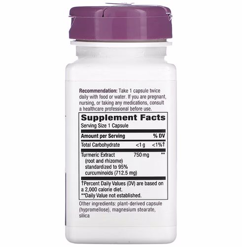 Nature's Way, Premium Extract, Turmeric, 750 mg, 60 Vegan Capsules Nature's Way, Premium Extract, Turmeric, 750 mg, 60 Vegan Capsules
