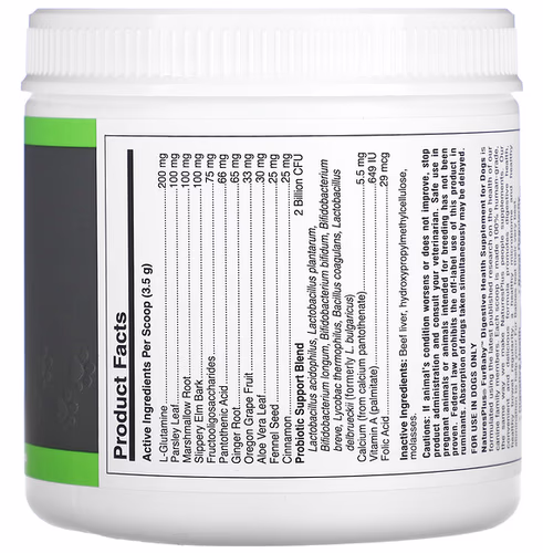 NaturesPlus, FurBaby, Digestive Support for Dogs, 7.4 oz (210 g)