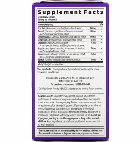New Chapter, Zyflamend Nighttime, 60 Vegetarian Capsules New Chapter, Zyflamend Nighttime, 60 Vegetarian Capsules