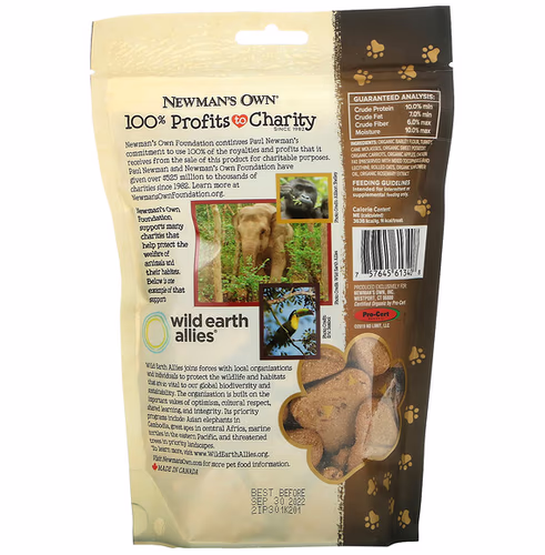 Newman's Own Organics, Dog Biscuits, All Size Dogs, Turkey and Sweet Potato, 10 oz (284 g) Newman's Own Organics, Dog Biscuits, All Size Dogs, Turkey and Sweet Potato, 10 oz (284 g)