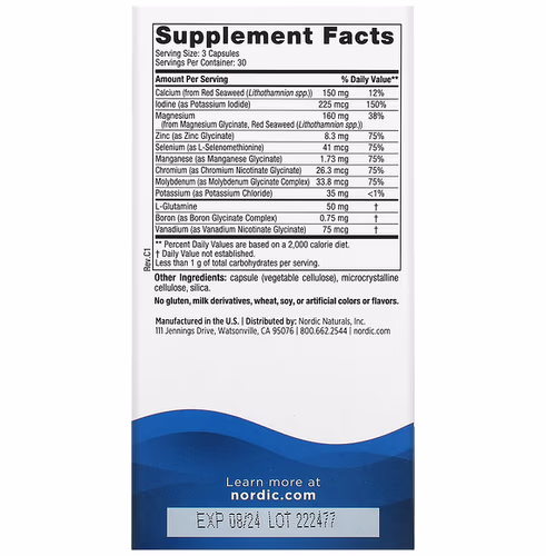 Nordic Naturals, Multi Minerals, Without Iron & Copper, 90 Capsules