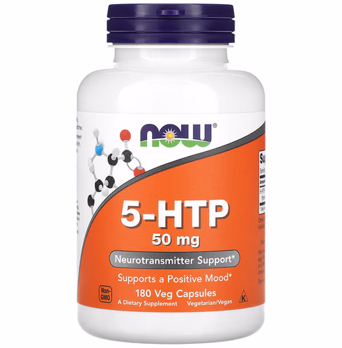 Now Foods, 5-HTP, 50 mg, 180 Veg Capsules Review