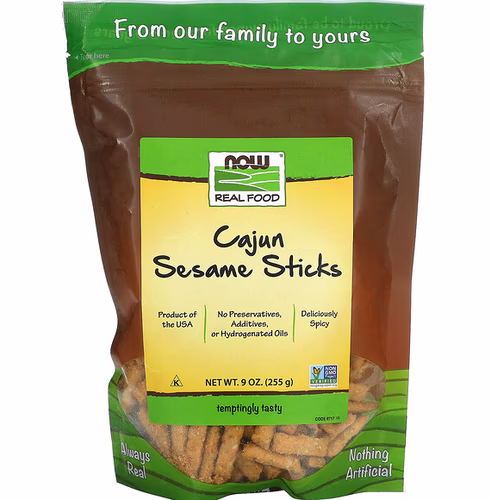 Now Foods, Real Food, Cajun Sesame Sticks, 9 oz (255 g) Review
