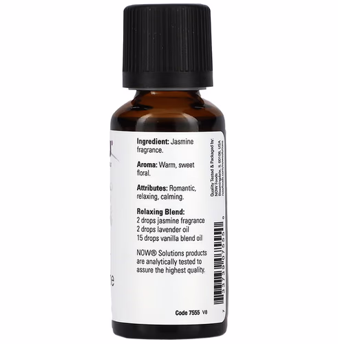 茉莉精油, 精油: Now Foods, Solutions, Jasmine, 1 fl oz (30 ml) 茉莉精油, 精油: Now Foods, Solutions, Jasmine, 1 fl oz (30 ml)