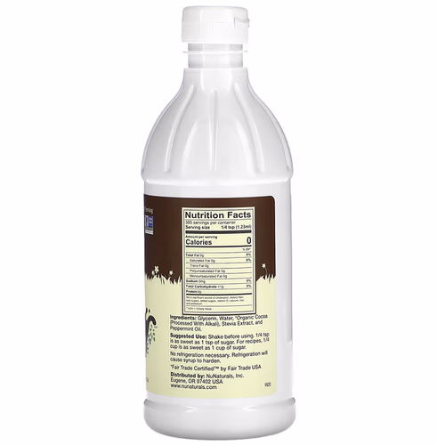 NuNaturals, Concentrated Cocoa Mint Syrup, 16 fl oz (0.47 l)
