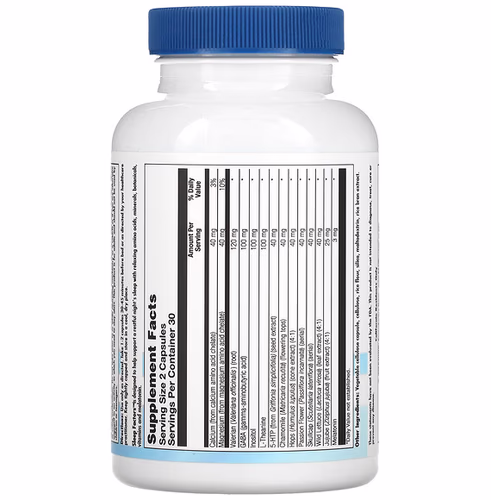 Nutra BioGenesis, Sleep Factors, 60 Capsules
