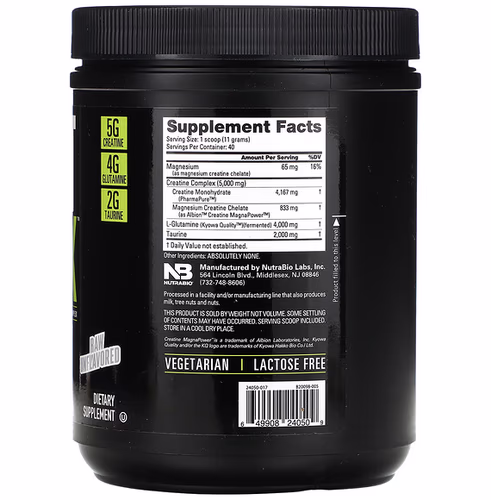Nutrabio Labs, CGT MAX, Raw Unflavored, 0.97 lb (440 g) Nutrabio Labs, CGT MAX, Raw Unflavored, 0.97 lb (440 g)