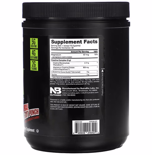 Nutrabio Labs, CGT Max, Tropical Fruit Punch, 1.1 lb (491 g)