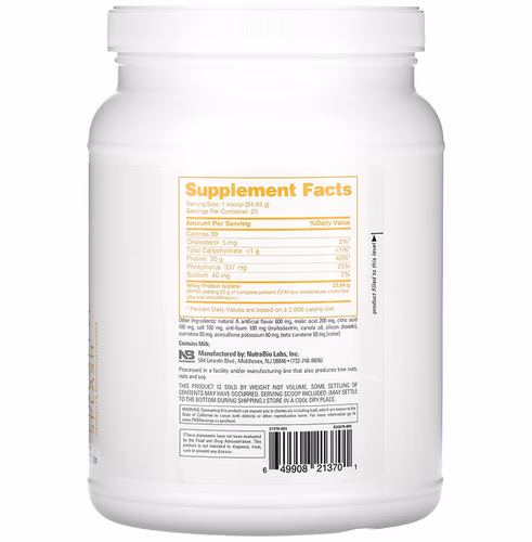 Nutrabio Labs, Clear Whey Protein Isolate, Pineapple Splash, 1.1 lb (499 g)