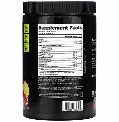 Nutrabio Labs, EAA Pure, Raspberry Lemonade, 0.93 lb (421 g) Nutrabio Labs, EAA Pure, Raspberry Lemonade, 0.93 lb (421 g)