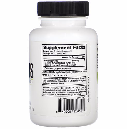 Nutrabio Labs, Tribulus, 500 mg, 90 Capsules Nutrabio Labs, Tribulus, 500 mg, 90 Capsules