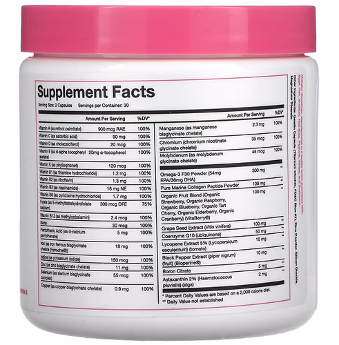 Obvi, Mermaid Multi, 60 Capsules