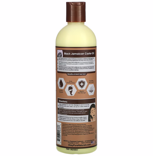 Okay Pure Naturals, Black Jamaican Castor Oil, Conditioner, 12 fl oz (355 ml) Okay Pure Naturals, Black Jamaican Castor Oil, Conditioner, 12 fl oz (355 ml)