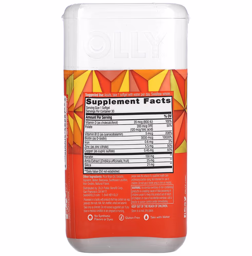 OLLY, Hair, Multi-Benefit Blend, 30 Softgels