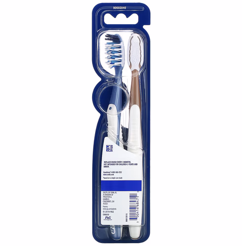 Oral-B, CrossAction All In One Toothbrush, Medium, 2 Pack