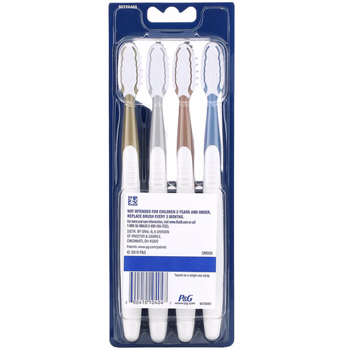 Oral-B, CrossAction All In One Toothbrush, Soft, 4 Toothbrushes