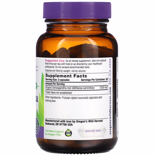 Oregons Wild Harvest, Ashwagandha, 90 Vegan Capsules Oregons Wild Harvest, Ashwagandha, 90 Vegan Capsules