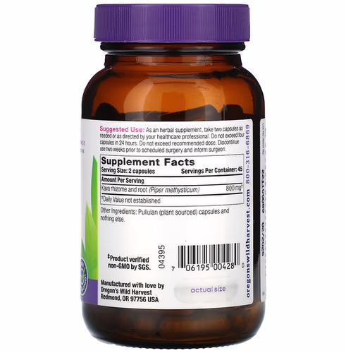 Oregons Wild Harvest, Kava, 90 Vegan Capsules Oregons Wild Harvest, Kava, 90 Vegan Capsules