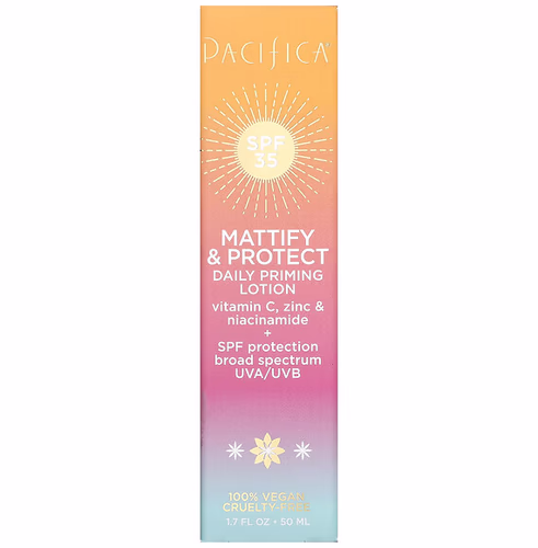 Pacifica, Mattify & Protect, Daily Priming Lotion, SPF 35, 1.7 fl oz (50 ml) Pacifica, Mattify & Protect, Daily Priming Lotion, SPF 35, 1.7 fl oz (50 ml)