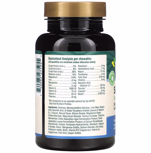 petnc NATURAL CARE, Senior Multi Daily Formula, Senior Dog, Liver, 60 Chewables petnc NATURAL CARE, Senior Multi Daily Formula, Senior Dog, Liver, 60 Chewables