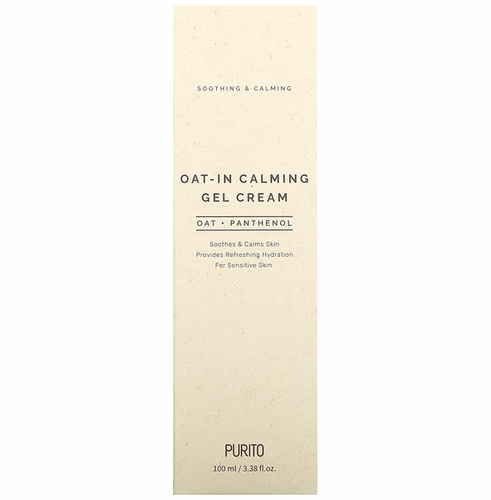 Purito, Oat-In Calming Gel Cream, 3.38 fl oz (100 ml)