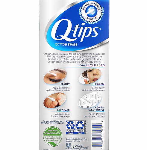 Q-tips, Cotton Swabs, 170 Swabs Q-tips, Cotton Swabs, 170 Swabs