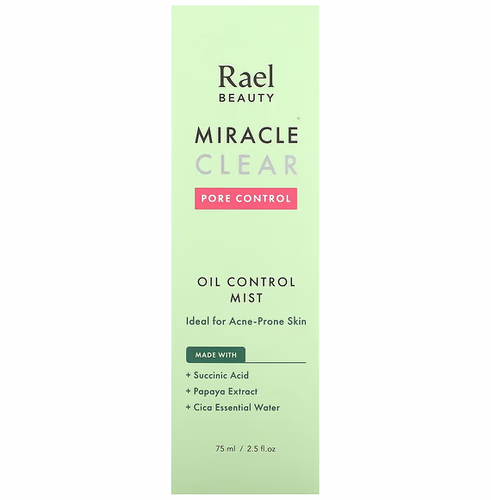 Rael, Inc., Beauty, Miracle Clear Oil Control Mist, 2.5 fl oz (75 ml) Rael, Inc., Beauty, Miracle Clear Oil Control Mist, 2.5 fl oz (75 ml)