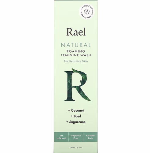 Rael, Inc., Natural Foaming Feminine Wash, For Sensitive Skin, Fragrance Free, 5 fl oz (150 ml) Rael, Inc., Natural Foaming Feminine Wash, For Sensitive Skin, Fragrance Free, 5 fl oz (150 ml)