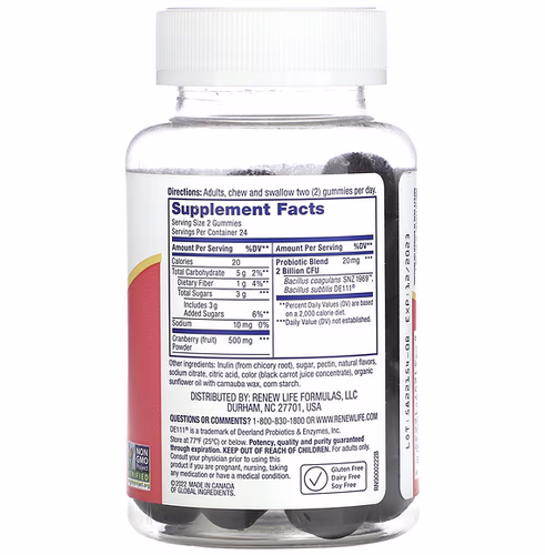 Renew Life, Urinary on Tract, Cherry, 48 Gummies