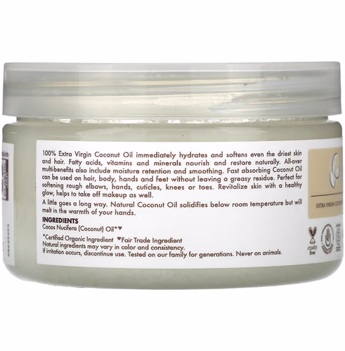SheaMoisture, Head-To-Toe Nourishing Hydration, 100% Extra Virgin Coconut Oil, 3.5 oz (100 g) SheaMoisture, Head-To-Toe Nourishing Hydration, 100% Extra Virgin Coconut Oil, 3.5 oz (100 g)