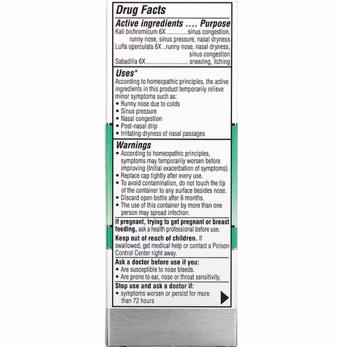 Similasan, Sinus Relief Nasal Mist, 0.68 fl oz (20 ml) Similasan, Sinus Relief Nasal Mist, 0.68 fl oz (20 ml)