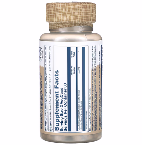 Solaray, Fermented Chaga Mushrooms, 500 mg, 60 VegCaps Solaray, Fermented Chaga Mushrooms, 500 mg, 60 VegCaps
