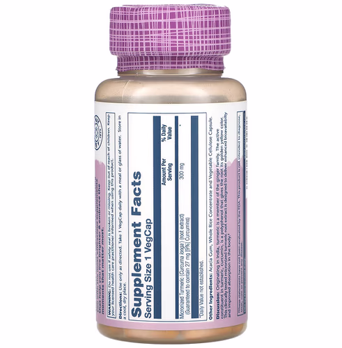 Solaray, Vital Extracts Super Bio Turmeric, 300 mg, 30 VegCaps Solaray, Vital Extracts Super Bio Turmeric, 300 mg, 30 VegCaps