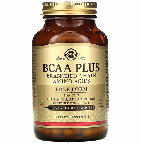 Solgar, BCAA Plus, Free Form, 100 Vegetable Capsules Review Solgar, BCAA Plus, Free Form, 100 Vegetable Capsules Review