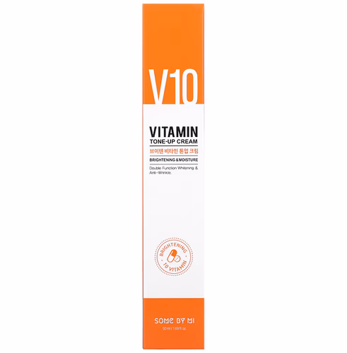 SOME BY MI, V10 Vitamin Tone-Up Cream, Brightening & Moisture, 1.69 fl oz (50 ml) SOME BY MI, V10 Vitamin Tone-Up Cream, Brightening & Moisture, 1.69 fl oz (50 ml)