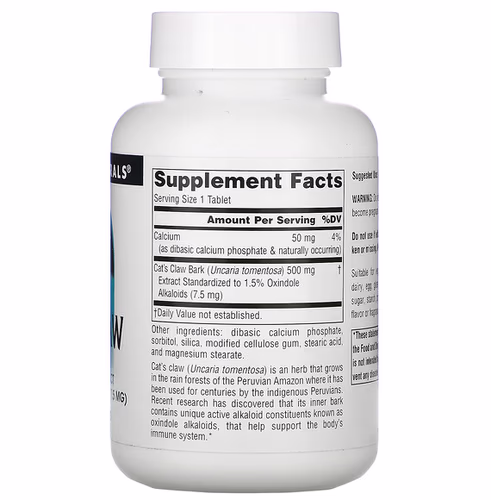 Source Naturals, Cat's Claw, 500 mg, 120 Tablets