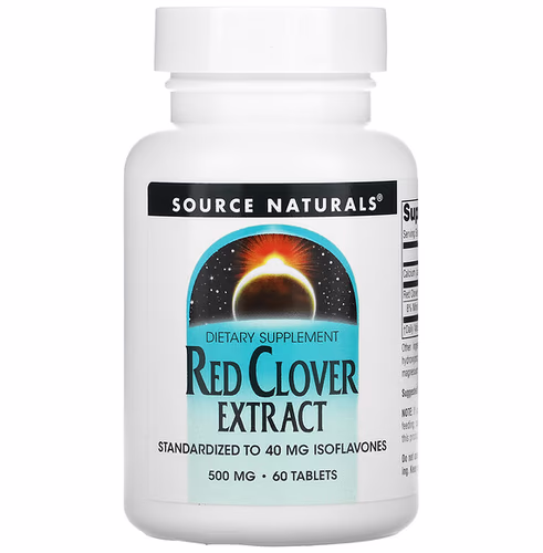 Source Naturals, Red Clover Extract, 500 mg, 60 Tablets Review