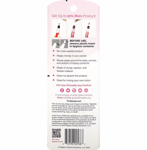 Spatty, Lip Beauty Spatty, 1 Count Spatty, Lip Beauty Spatty, 1 Count