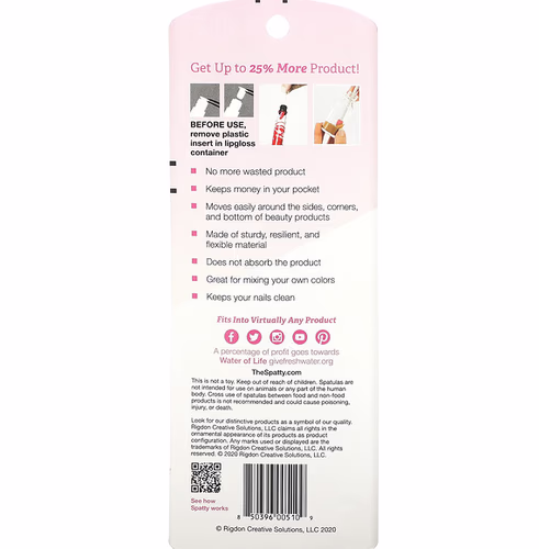 Spatty, Lip & Beauty Spatty, 2 Count Spatty, Lip & Beauty Spatty, 2 Count