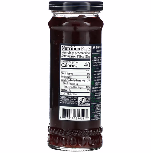 St. Dalfour, Fruit Spread, French Grape, 10 oz (284 g)
