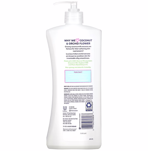 乳液, 浴液: St. Ives, Softening Body Lotion, Coconut & Orchid, 21 fl oz (621 ml)