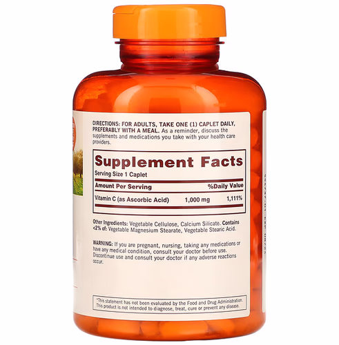 Sundown Naturals, Vitamin C, 1, 000 mg, 300 Caplets Sundown Naturals, Vitamin C, 1, 000 mg, 300 Caplets