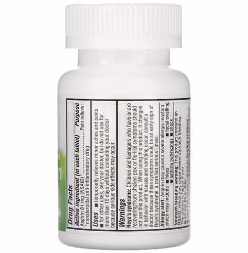 Swanson, Enteric Coated Aspirin, 81 mg, 360 Tablets Swanson, Enteric Coated Aspirin, 81 mg, 360 Tablets