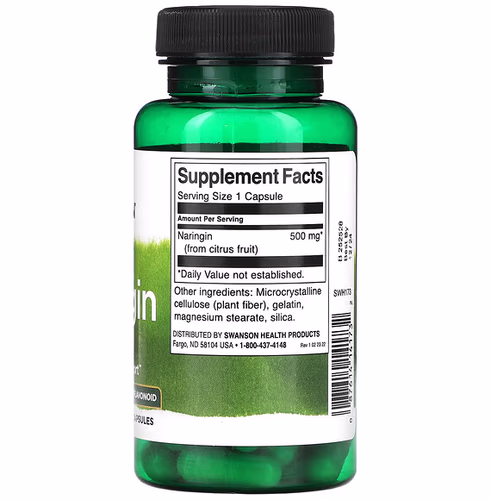 Swanson, Naringin, 500 mg, 60 Capsules Swanson, Naringin, 500 mg, 60 Capsules