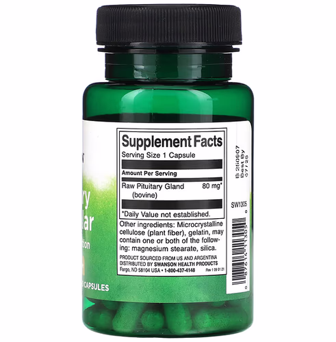 Swanson, Pituitary Glandular, 80 mg, 60 Capsules