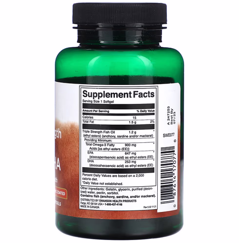 Swanson, Triple Strength Super EPA & DHA, 900 mg, 60 Softgels