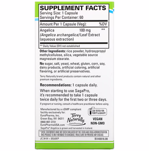 Terry Naturally, SagaPro, Bladder Health, 60 Capsules