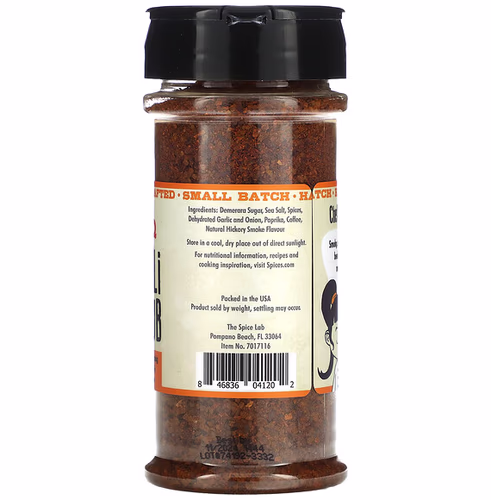 The Spice Lab, Ancho Chili + Coffee Rub, 5.5 oz ( 155 g)