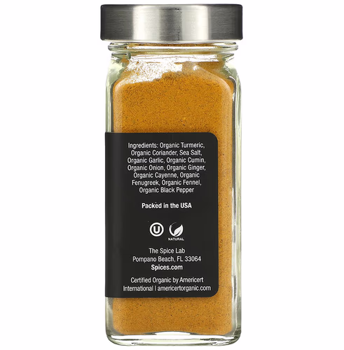 The Spice Lab, Organic Indian Curry Powder, 2.1 oz (59 g) The Spice Lab, Organic Indian Curry Powder, 2.1 oz (59 g)