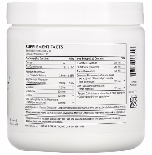 Thorne, Synaquell, Brain Support For The Contact Sport Athlete, 7.41 oz (210 g) Thorne, Synaquell, Brain Support For The Contact Sport Athlete, 7.41 oz (210 g)